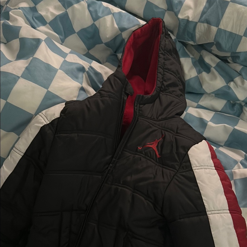 Jordan Red and Black Fleece Jacket